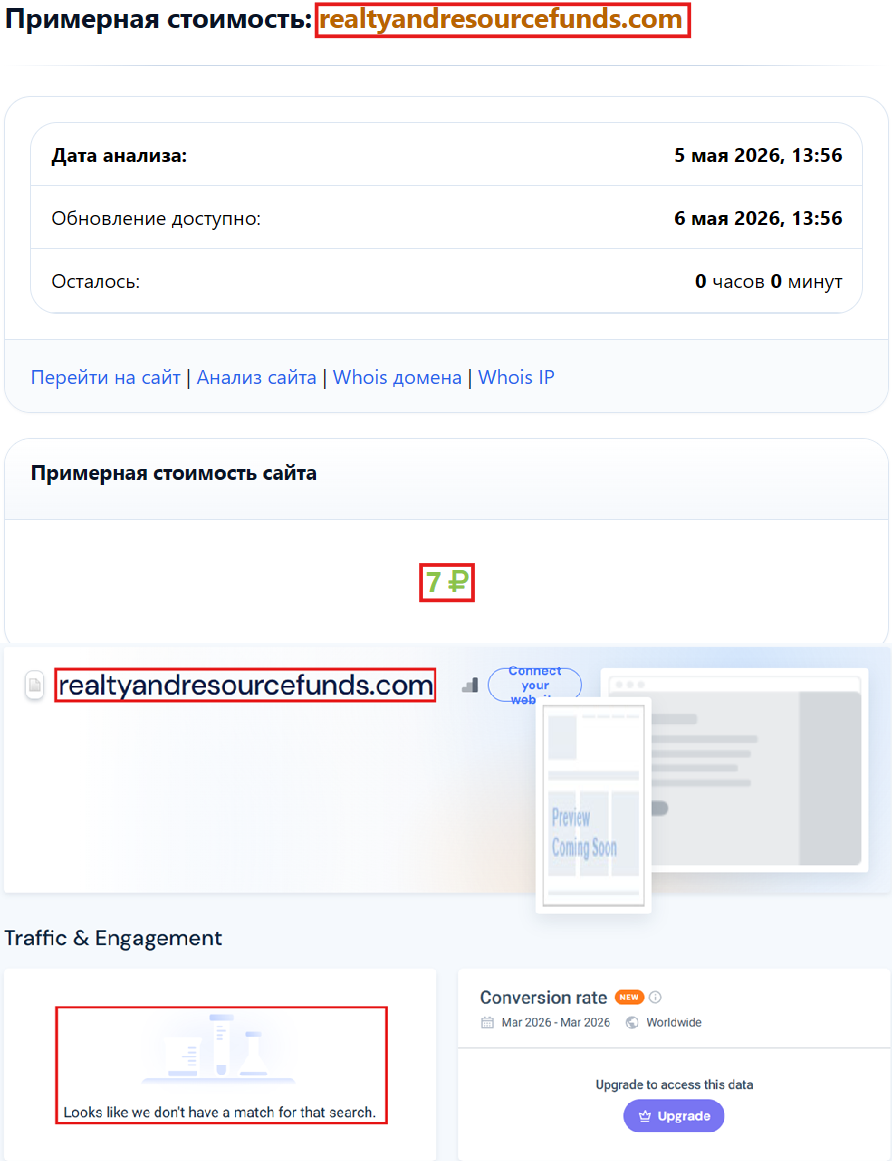 Лжеброкер Realtyand Resourcefunds (realtyandresourcefunds.com). Отзывы и возврат денег - 3