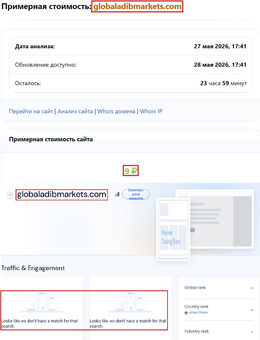Фальшивый брокер ABID (globaladibmarkets.com). Отзывы и возврат денег - 3