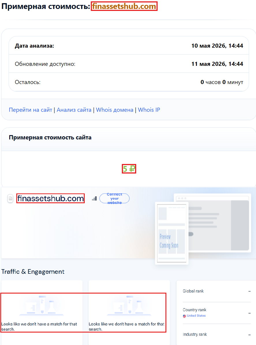 Лжеброкер Finassets Hub (finassetshub.com). Отзывы и возврат денег - 3