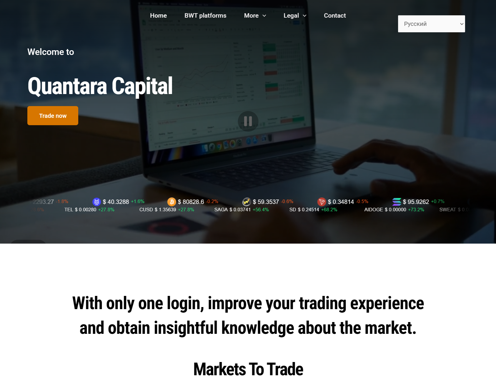 Нелицензированный брокер Quantara Capital (quantaracapital.live). Отзывы и возврат денег - 1