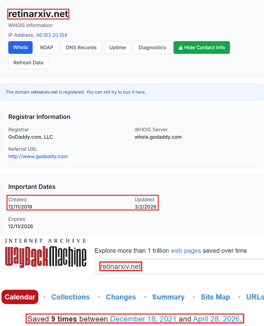 Лжеброкер Retinarxiv (retinarxiv.net). Отзывы и возврат денег - 2