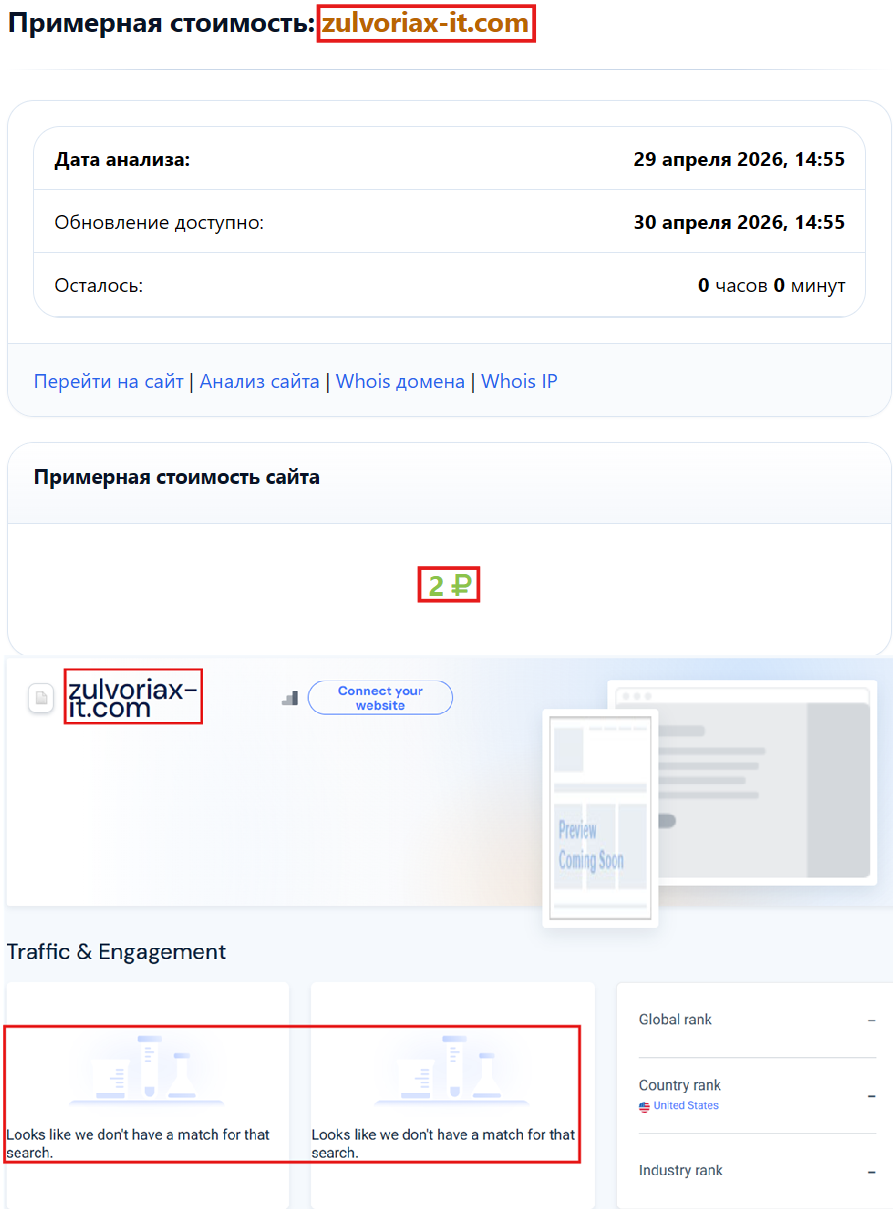 Нелицензированный брокер Zulvoriax (zulvoriax-it.com). Отзывы и возврат денег - 3