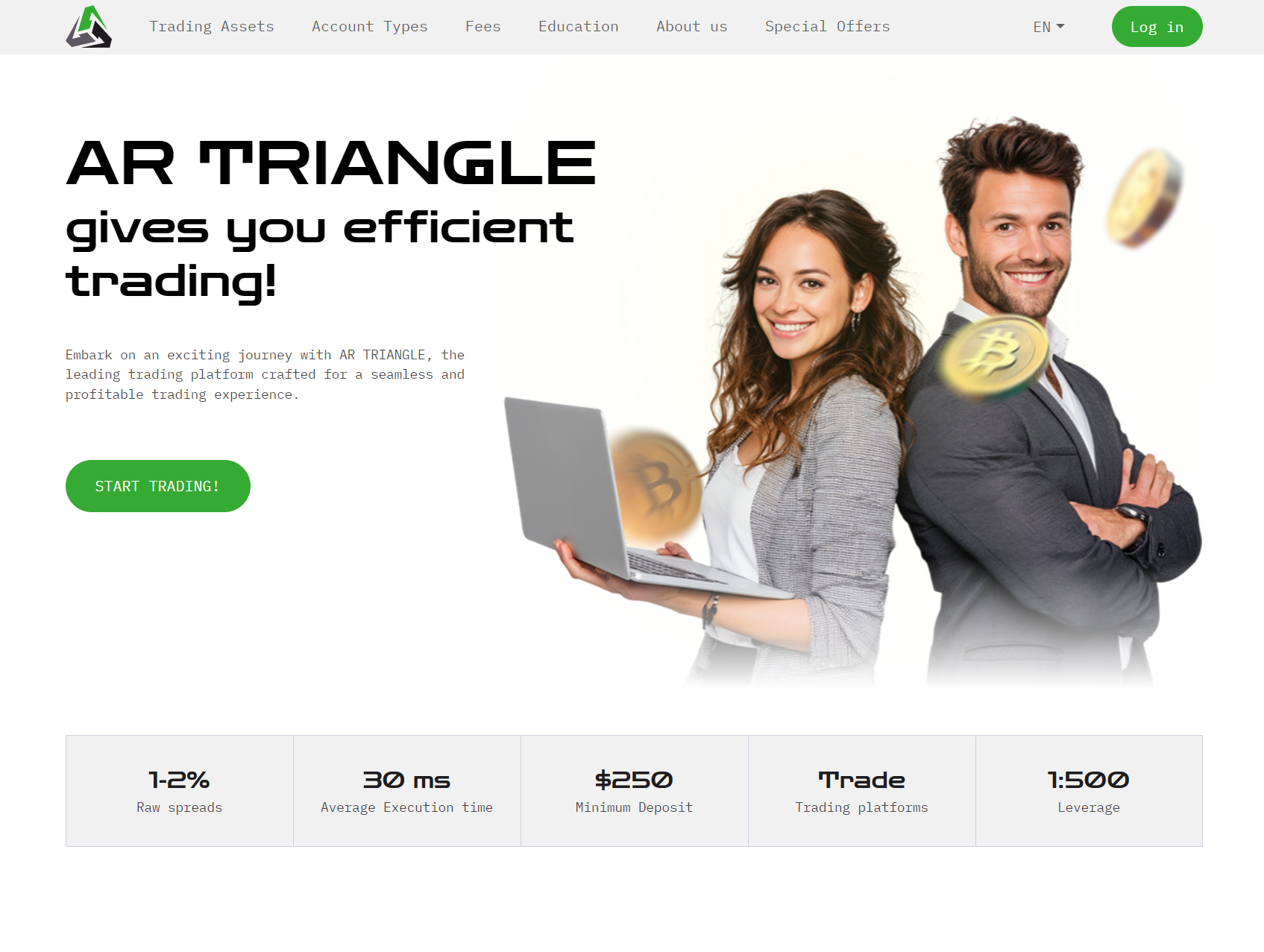 Нелицензированный брокер AR Triangle (artriangle.ltd). Отзывы и возврат денег - 1