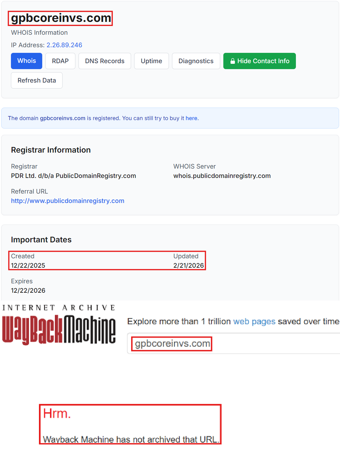 Нелицензированный брокер Gpbcoreinvs (gpbcoreinvs.com). Отзывы и возврат денег - 2