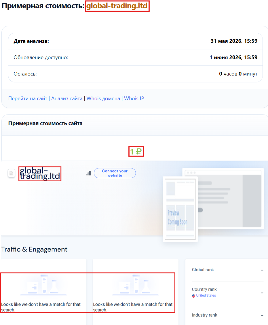 Фальшивый брокер Global Trading (global-trading.ltd). Отзывы и возврат денег - 3