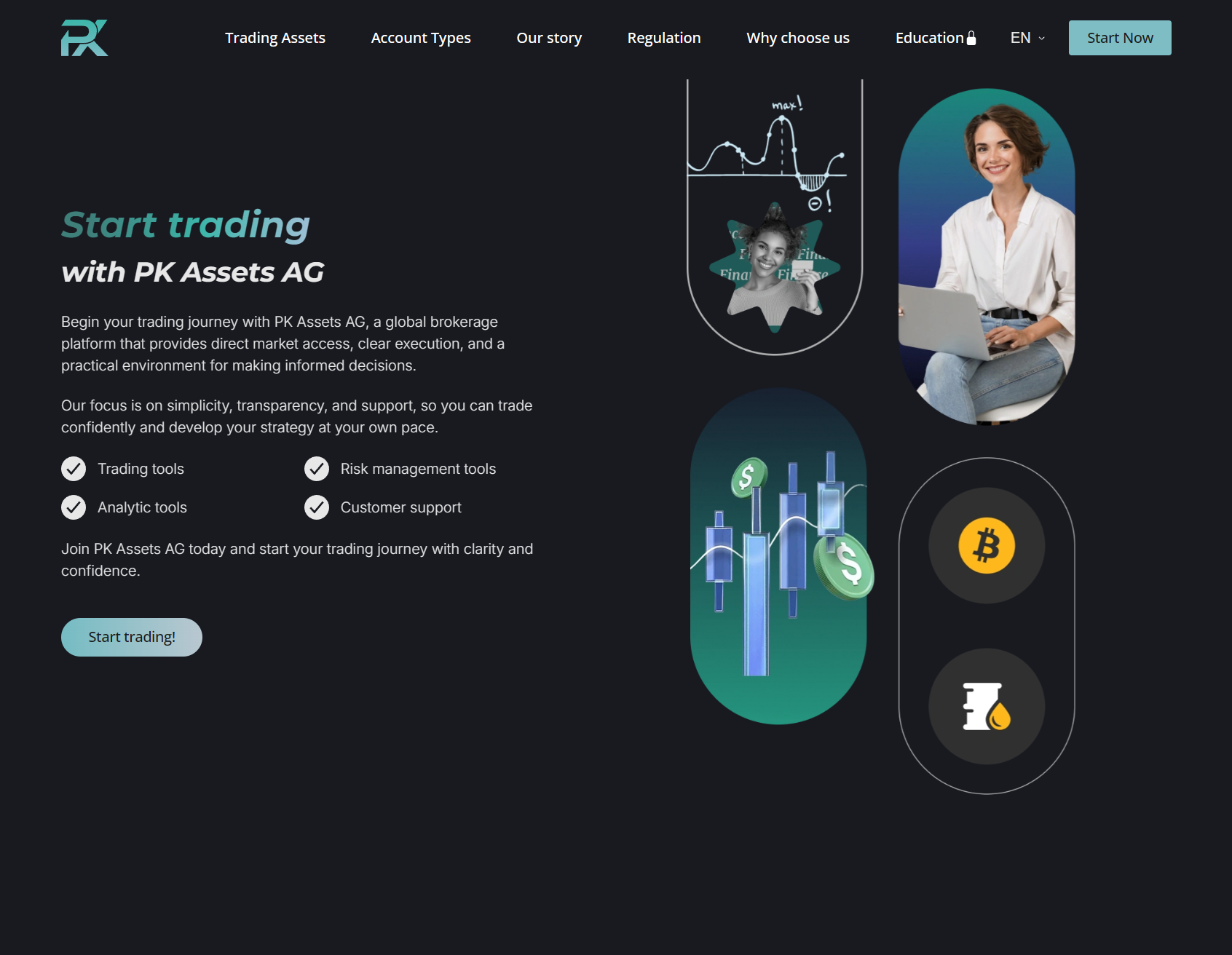 Мошеннический брокер PK Assets AG (pkassets.world). Отзывы и возврат денег - 1
