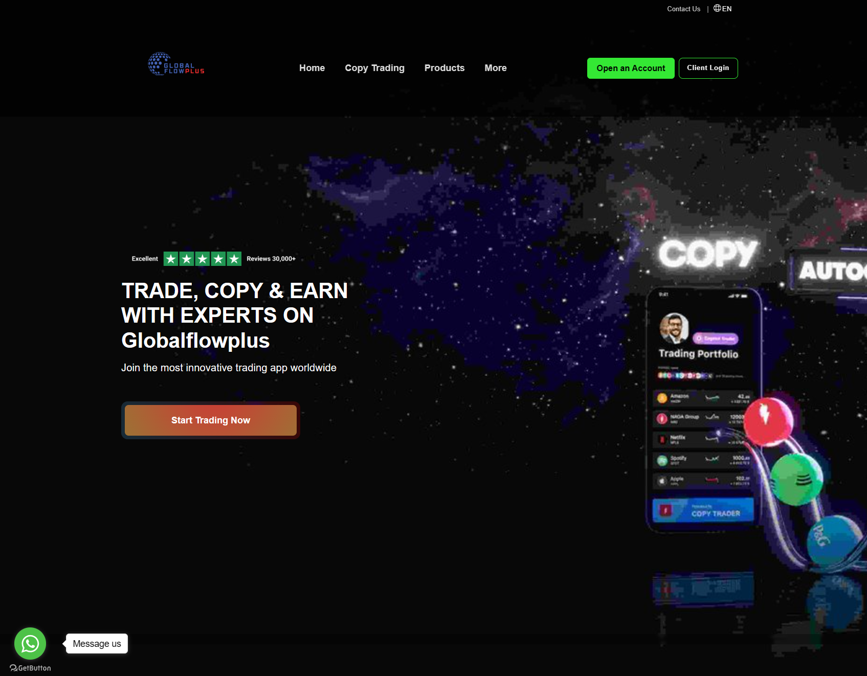 Аферистский брокер Global FlowPlus (globalflowplus.com). Отзывы и возврат денег - 1