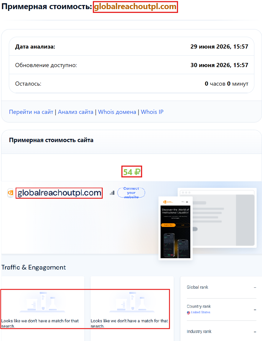 Аферистский брокер Global Reachout (globalreachoutpl.com). Отзывы и возврат денег - 3