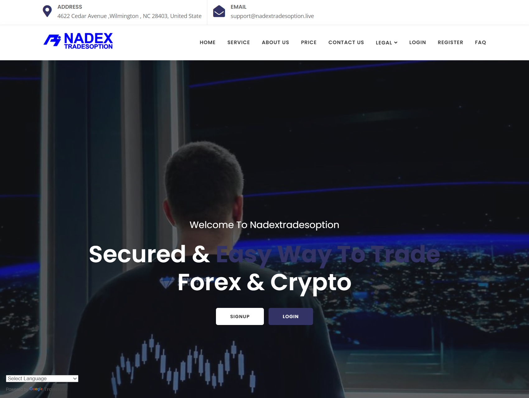 Лжеброкер Nadex Tradesoption (nadextradesoption.live). Отзывы и возврат денег - 1