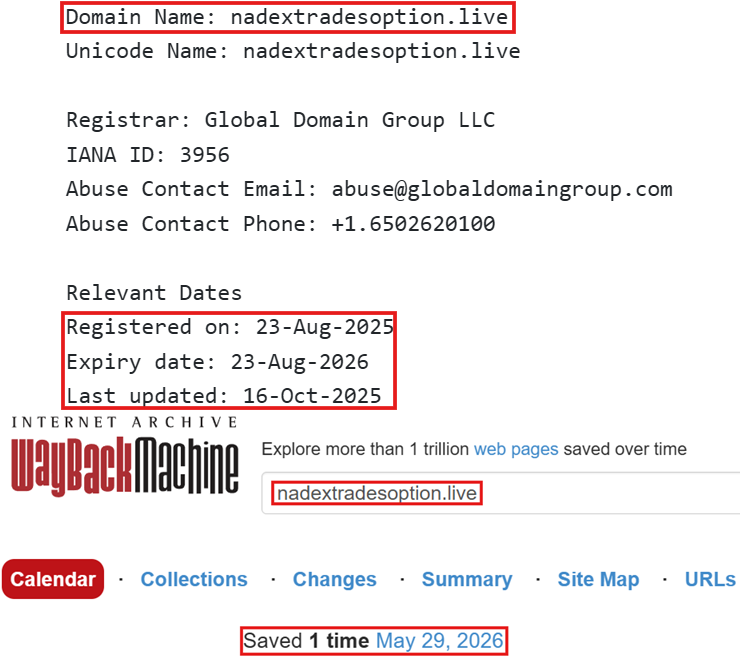 Лжеброкер Nadex Tradesoption (nadextradesoption.live). Отзывы и возврат денег - 2