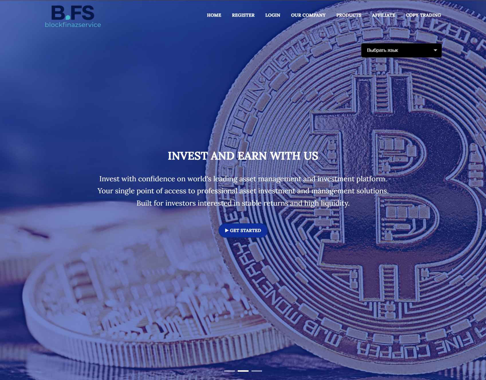 Мошеннический брокер B.FS Blockfinazservice (blockfinazservice.live). Отзывы и возврат денег - 1 Мошеннический брокер B.FS Blockfinazservice (blockfinazservice.live). Отзывы и возврат денег - 1