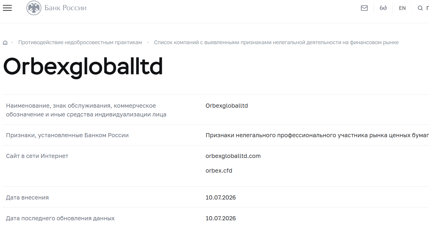 Аферистский брокер Orbex LTD (orbexgloballtd.com). Отзывы и возврат денег - 4