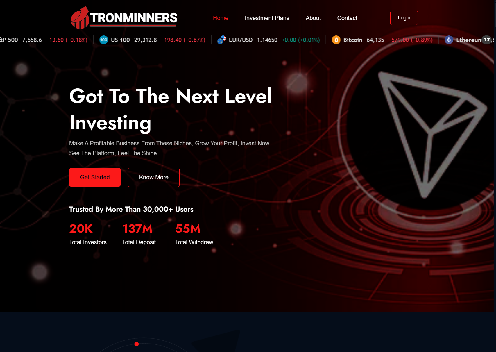 Мошеннический брокер Tronminners (tronminners.biz). Отзывы и возврат денег - 1 Мошеннический брокер Tronminners (tronminners.biz). Отзывы и возврат денег - 1