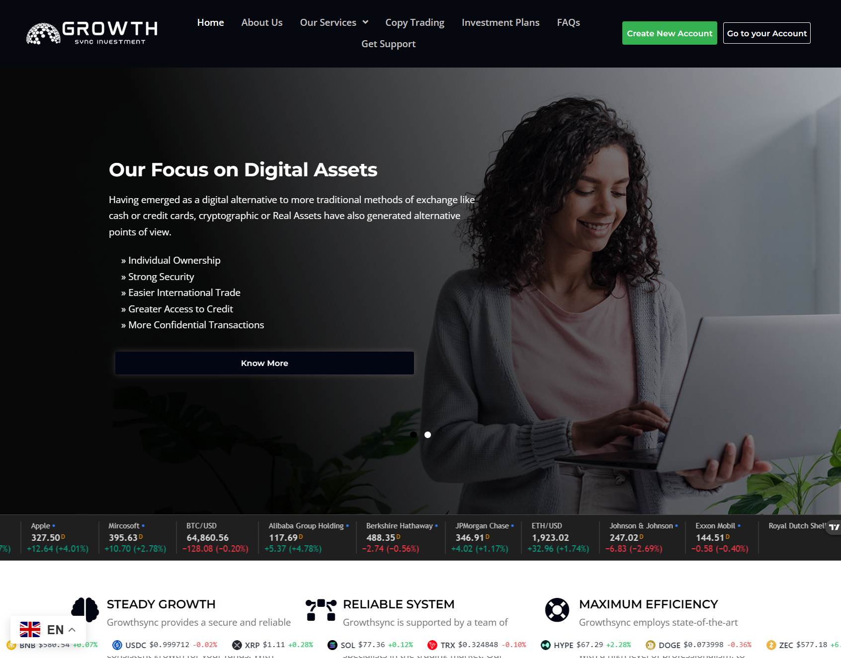 Нелицензированный брокер Growth Sync Investment (growthsync.net). Отзывы и возврат денег - 1
