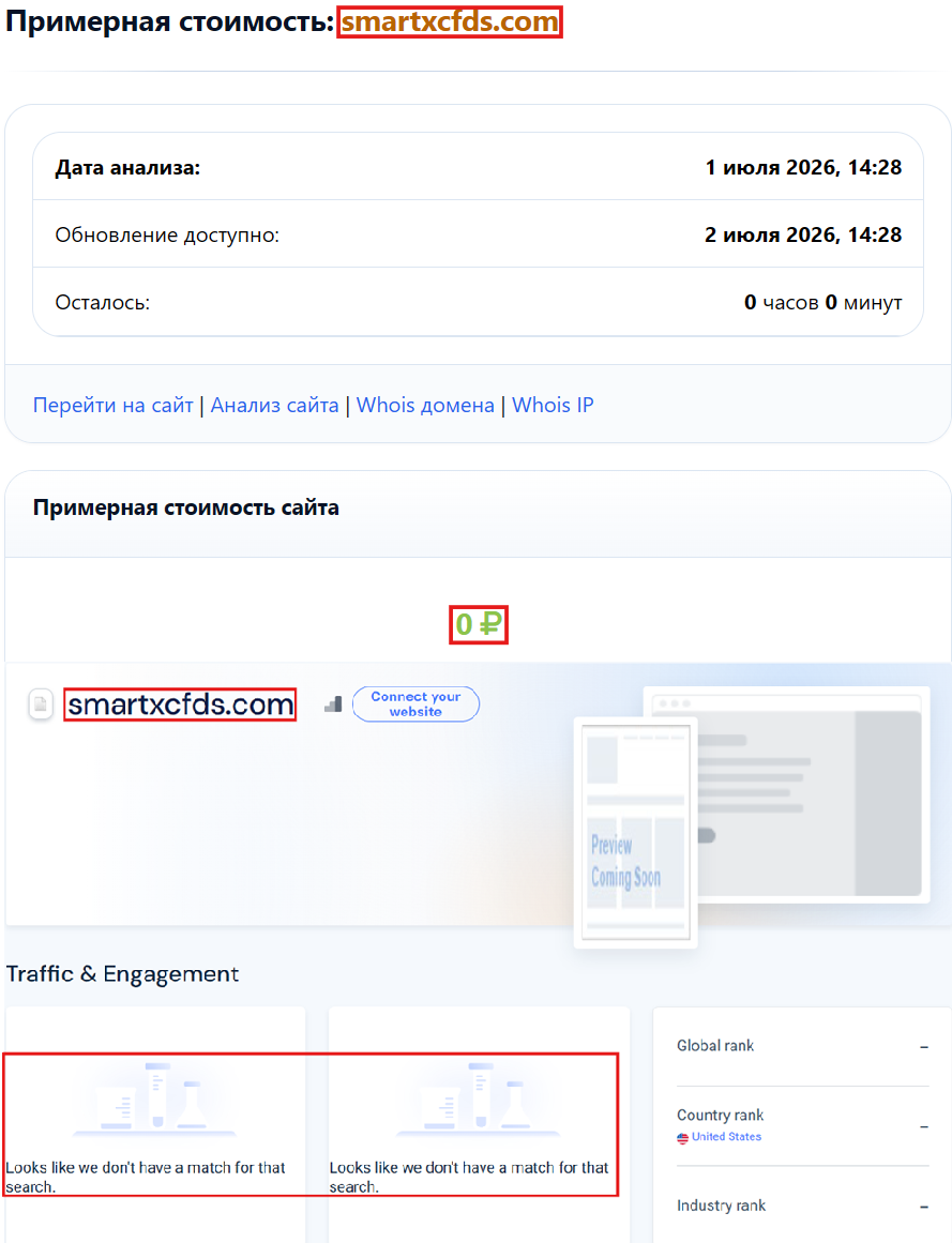 Фальшивый брокер Smartxcfds (smartxcfds.com). Отзывы и возврат денег - 3