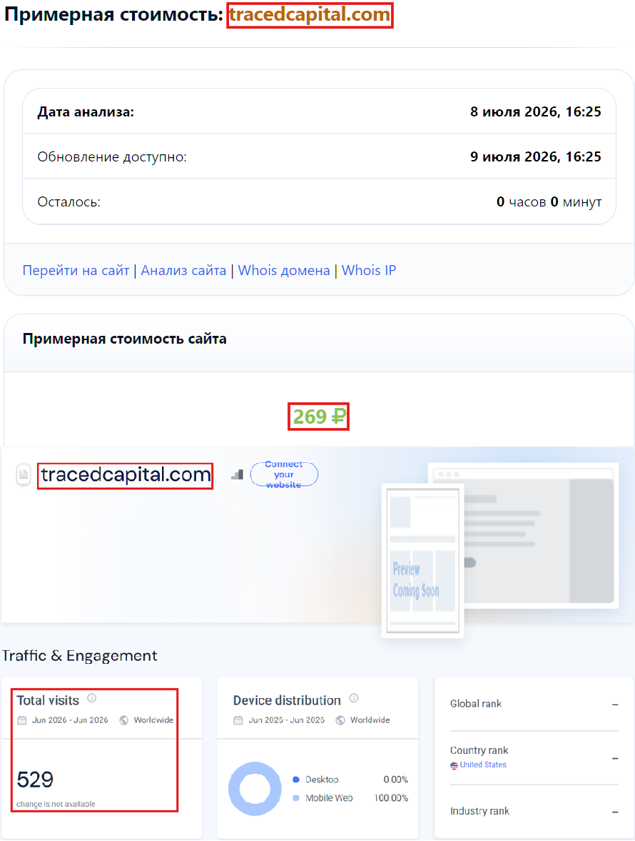 Нелицензированный брокер Traced Capital (tracedcapital.com). Отзывы и возврат денег - 3 Нелицензированный брокер Traced Capital (tracedcapital.com). Отзывы и возврат денег - 3