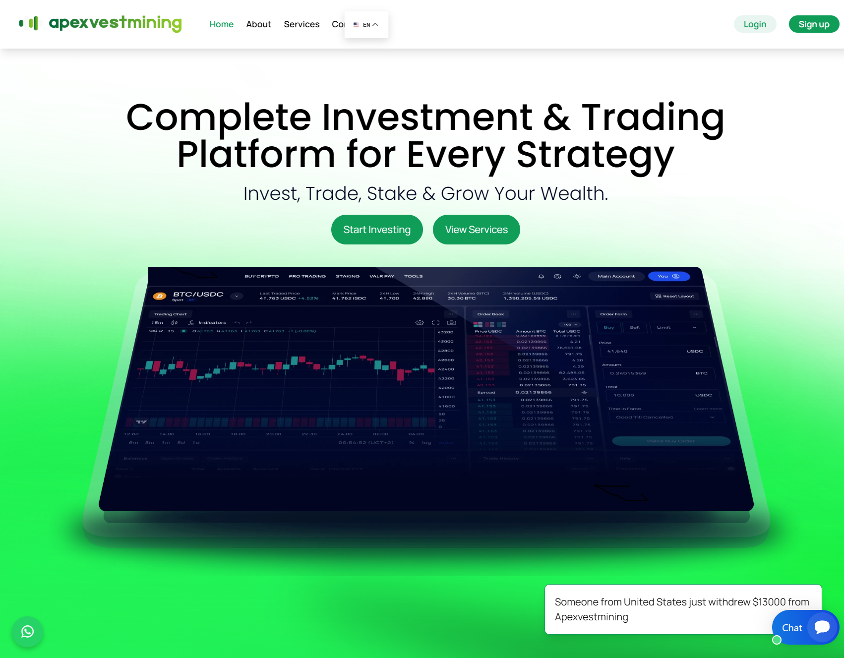 Нелицензированный брокер Apexvestmining (apexvestmining.org). Отзывы и возврат денег - 1