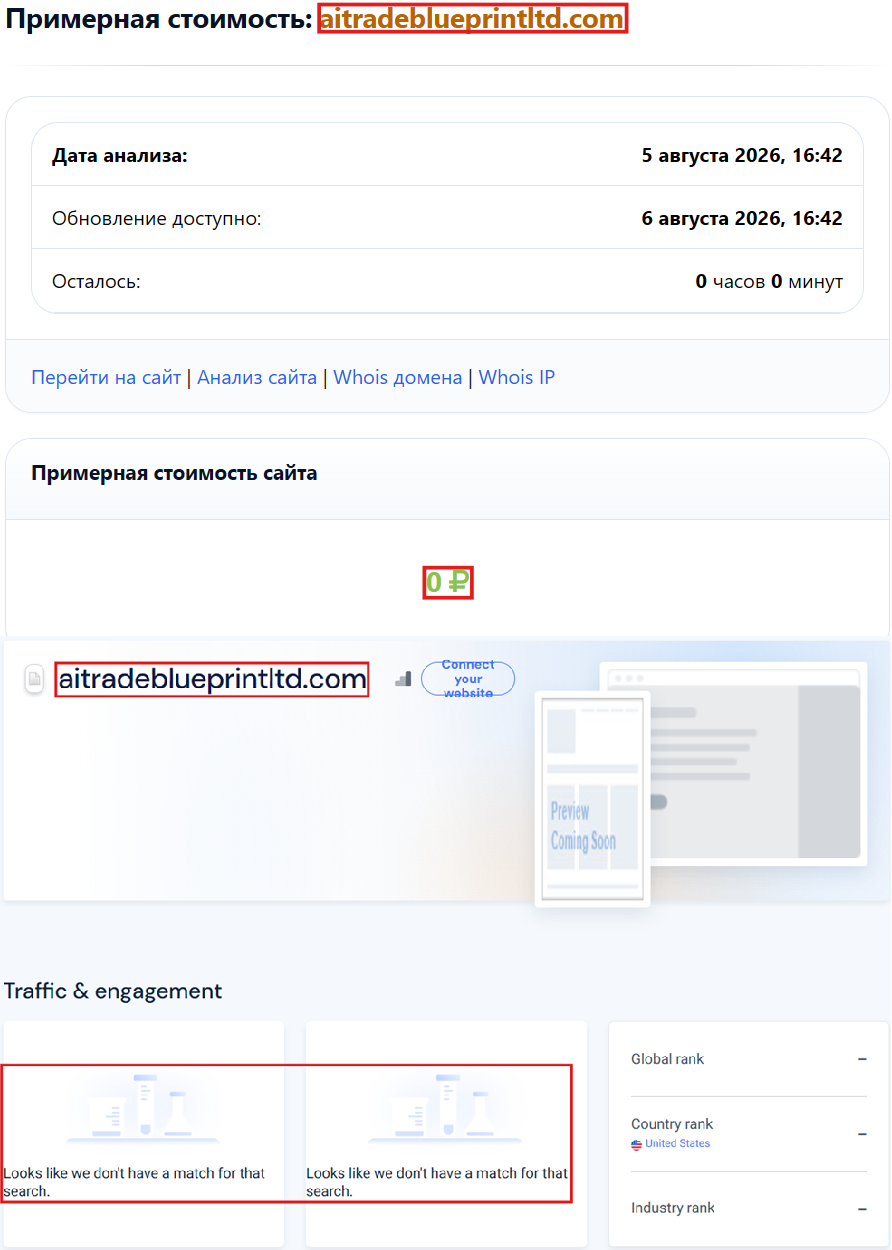 Нелицензированный брокер AI Trade Blueprint (aitradeblueprintltd.com). Отзывы и возврат денег - 3