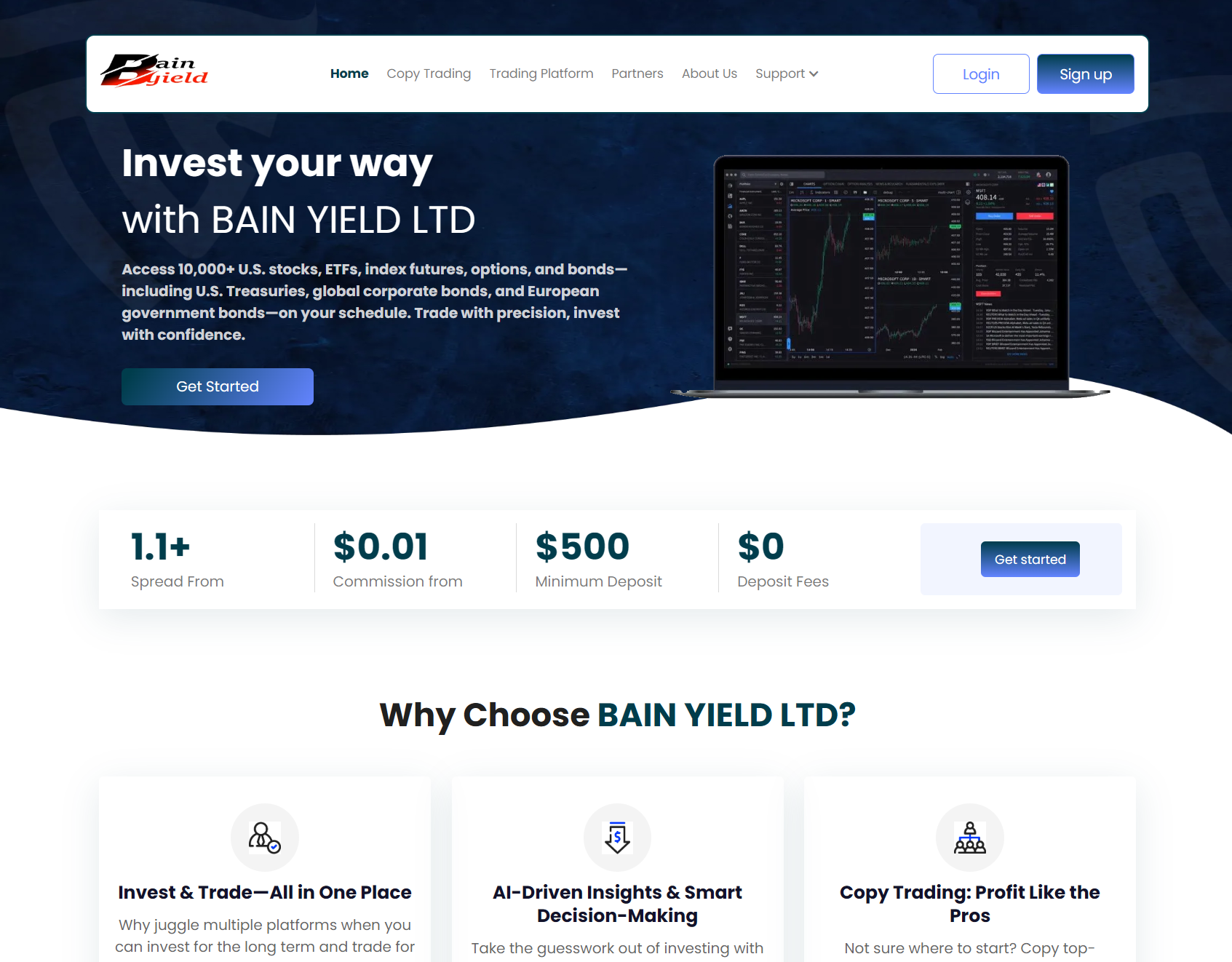 Мошеннический брокер Bain Yield (bainyield.online). Отзывы и возврат денег - 1 Мошеннический брокер Bain Yield (bainyield.online). Отзывы и возврат денег - 1