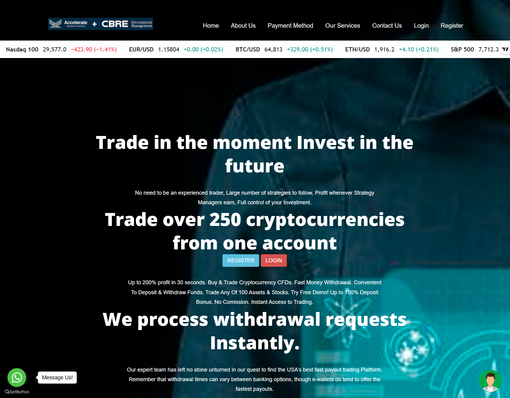 Фальшивый брокер CBRE FX Trading (cbrefxstrading.live). Отзывы и возврат денег - 1