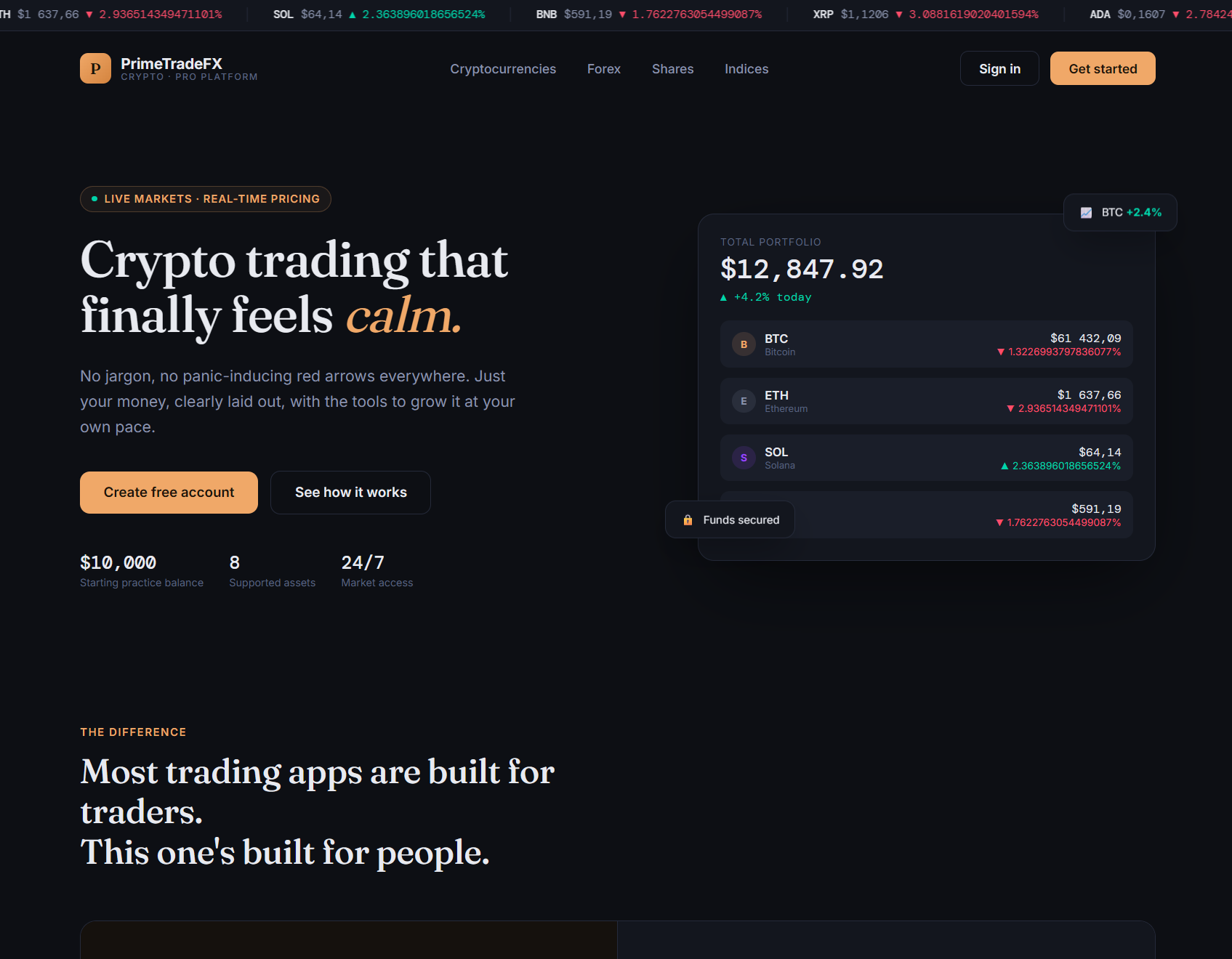Аферистский брокер PrimeTradeFX (primetradefx.online). Отзывы и возврат денег - 1