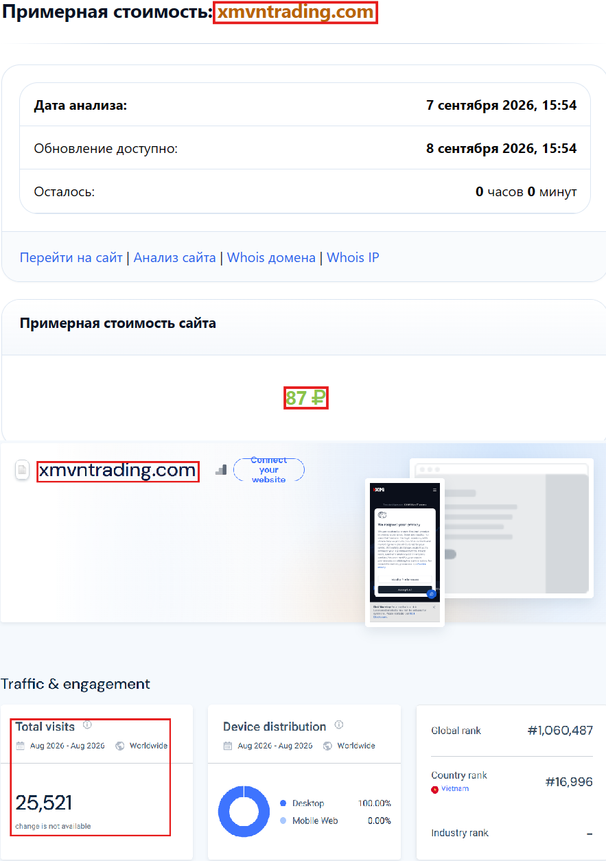 Лжеброкер XM Global Limited (xmvntrading.com). Отзывы и возврат денег - 3