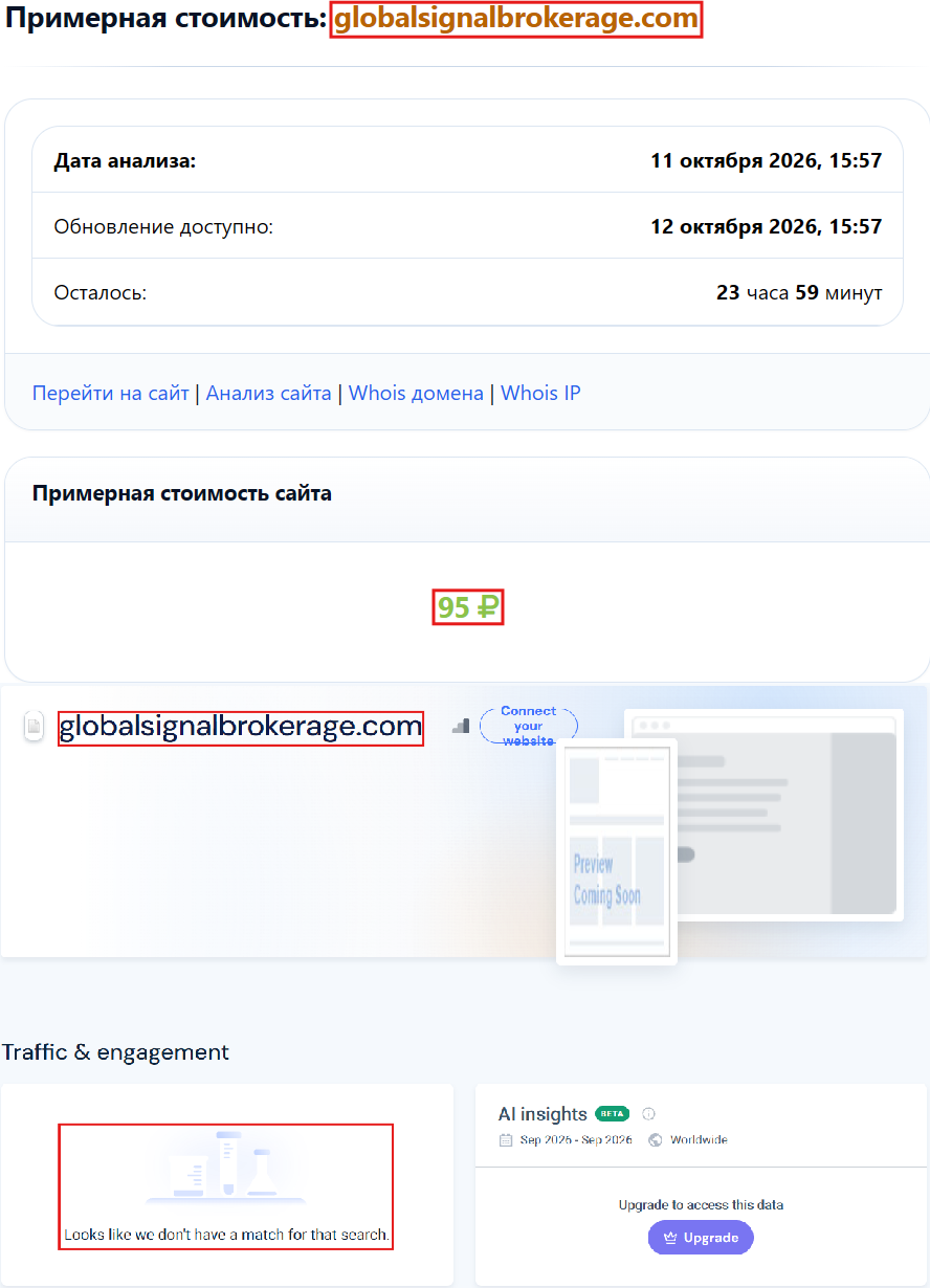 Мошеннический брокер Globalsignalbrokerage (globalsignalbrokerage.com). Отзывы и возврат денег - 3 Мошеннический брокер Globalsignalbrokerage (globalsignalbrokerage.com). Отзывы и возврат денег - 3